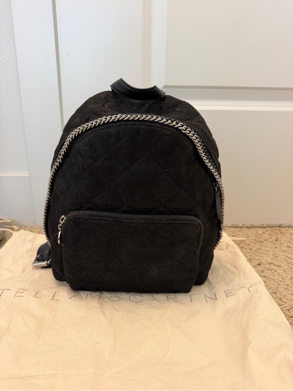 Stella McCartney Falabella Go Black Backpack